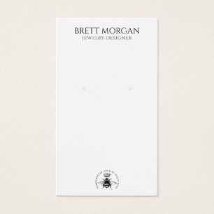 Queen Bee Earring Jewellery Display Card