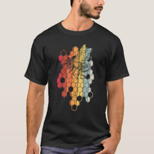Queen Bee For Hobby Beekeeper Bee Colony Motif T-Shirt
