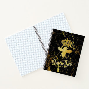 QUEEN BEE Graph Paper Spiral Notebook