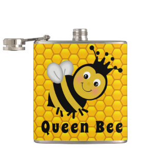 Queen Bee Hip Flask