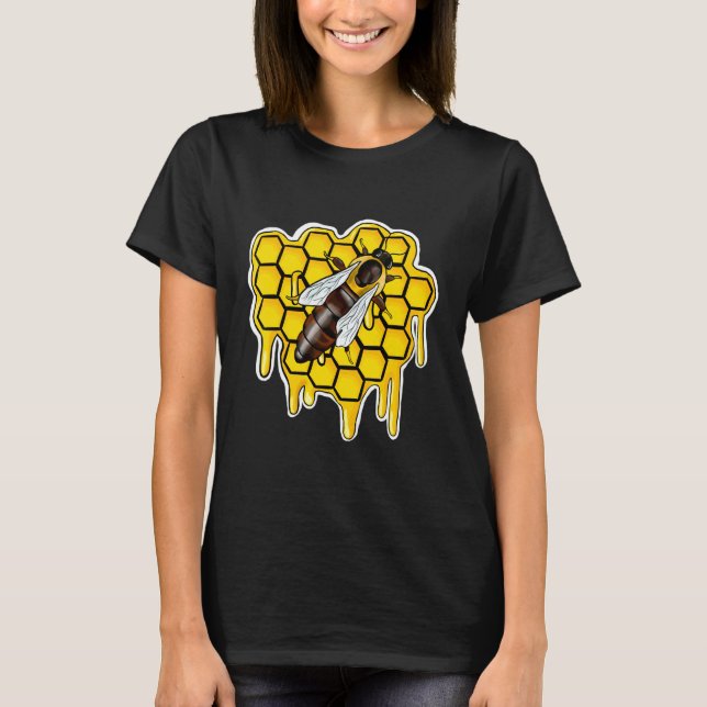 Queen Bee Honeycomb T-Shirt (Front)