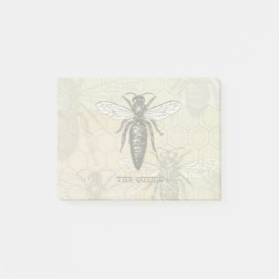 Queen Bee Insect Bees Honey Beehive Post-it Notes
