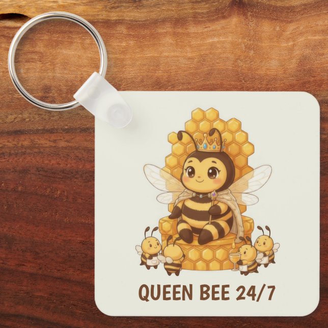 Queen Bee Key Ring (Front)