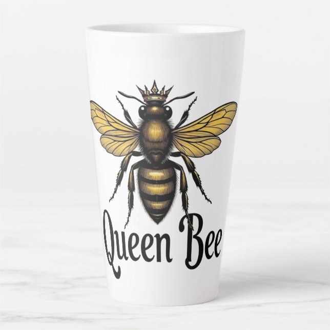 Queen Bee Latte Mug (Front)