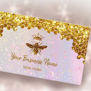 Queen Bee logo Business Card