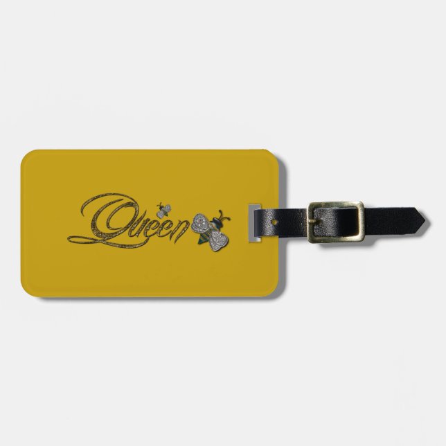 QUEEN BEE Luggage Tag (Front Horizontal)