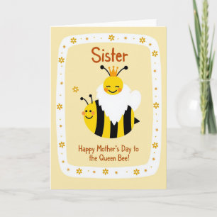 Queen Bee Mothers Day Graphic Card