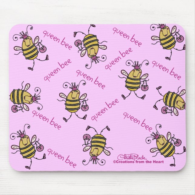 Queen Bee Mouse Pad (Front)