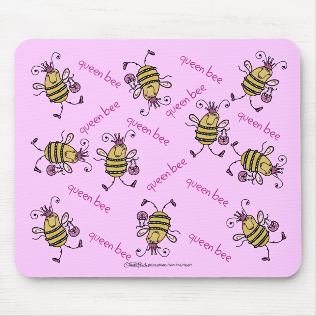 Queen Bee Mouse Pad (Front)