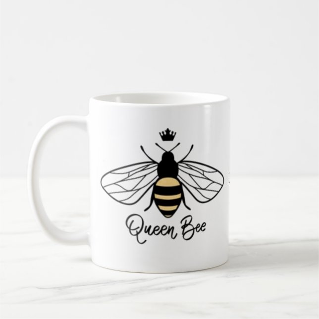 Queen Bee  Mug Gift Queen Bee  (Left)