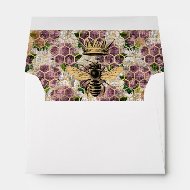 Queen Bee & Mystic Roses  Envelope (Back (Bottom))