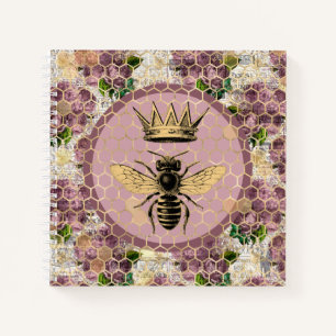 Queen Bee & Mystic Roses  Notebook