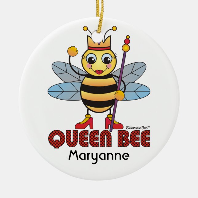 Queen Bee Ornament (Front)
