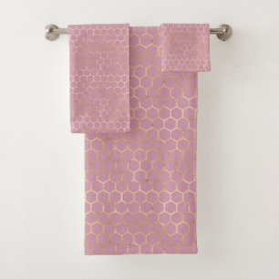 Queen Bee Pattern  Bath Towel Set