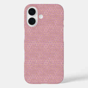 Queen Bee Pattern iPhone 16 Case