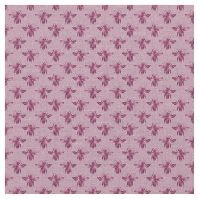 Queen Bee Pattern  Fabric (Close Up)