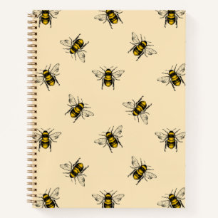 Queen Bee Pattern Notebook