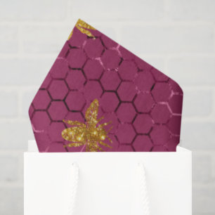Queen Bee Pattern Tissue Paper