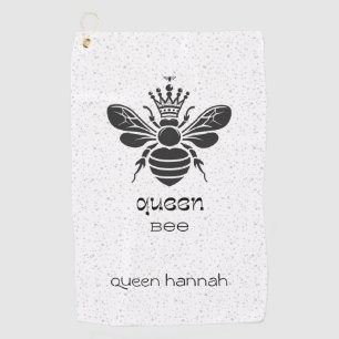 "Queen Bee" Personalised Golf Towel