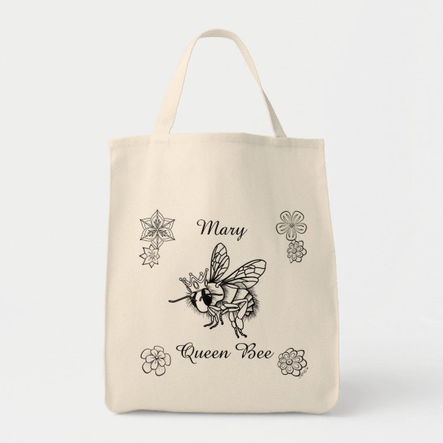 Queen Bee: Personalised Tote by Sonja A.S. Bag (Front)