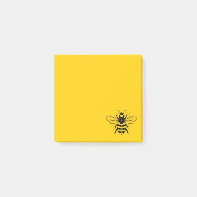 Queen Bee Post It Notes / Yellow (Front)