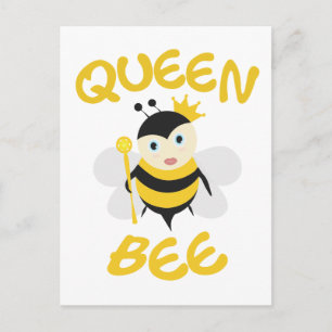 Queen Bee Postcard