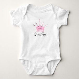 Queen Bee / Princess Crown Baby T-Shirt Bodysuit