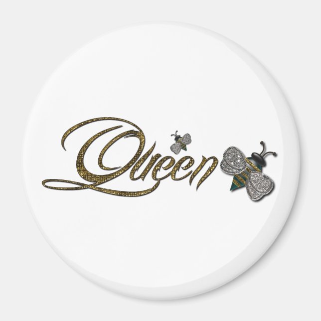 Queen Bee Refrigerator Magnet (Front)