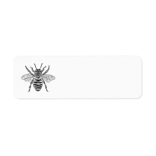 Queen Bee Return Address Label (Front)