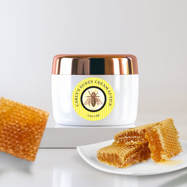 Queen Bee Striped DIY Crafting Label (Creator Uploaded)