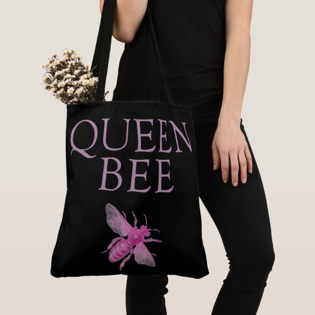Queen Bee Tote Bag (Close Up)