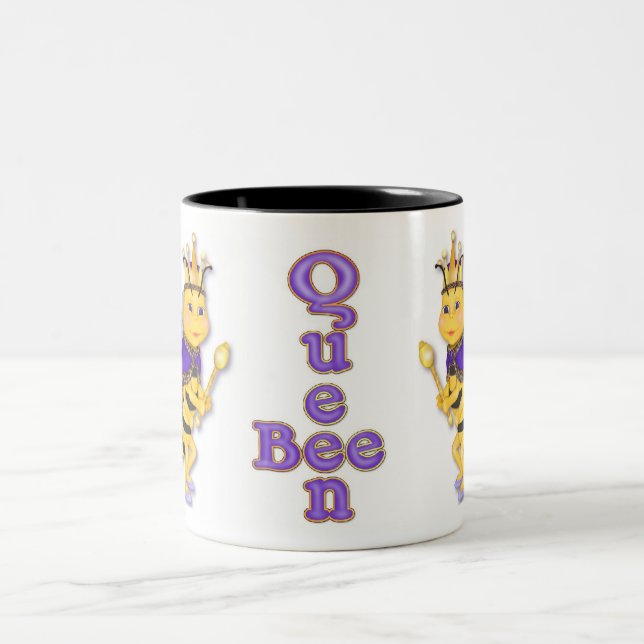 Queen Bee Two-Tone Coffee Mug (Center)