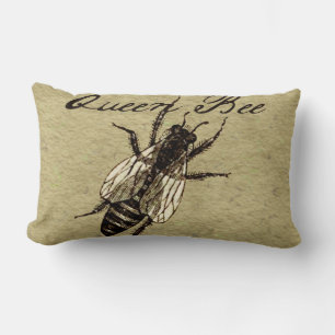 Queen Bee Wildlife Bug Insect Lumbar Cushion
