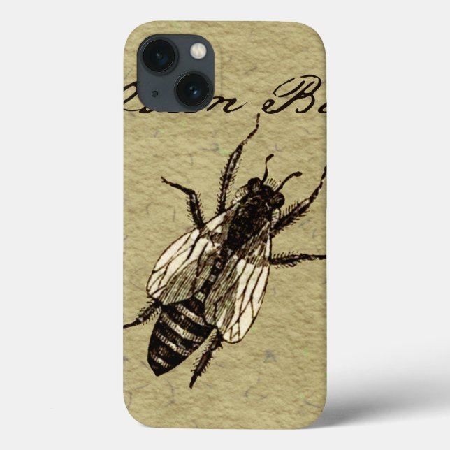 Queen Bee Wildlife Flying Bug Insect Case-Mate iPhone Case (Back)