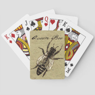 Queen Bee Wildlife Flying Bug Insect Playing Cards
