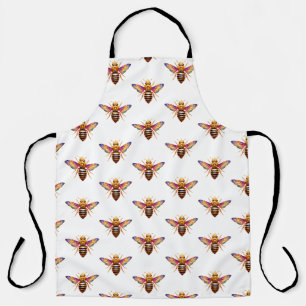Queen Bee With Crown Apron