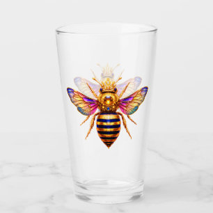 Queen Bee With Crown Glass