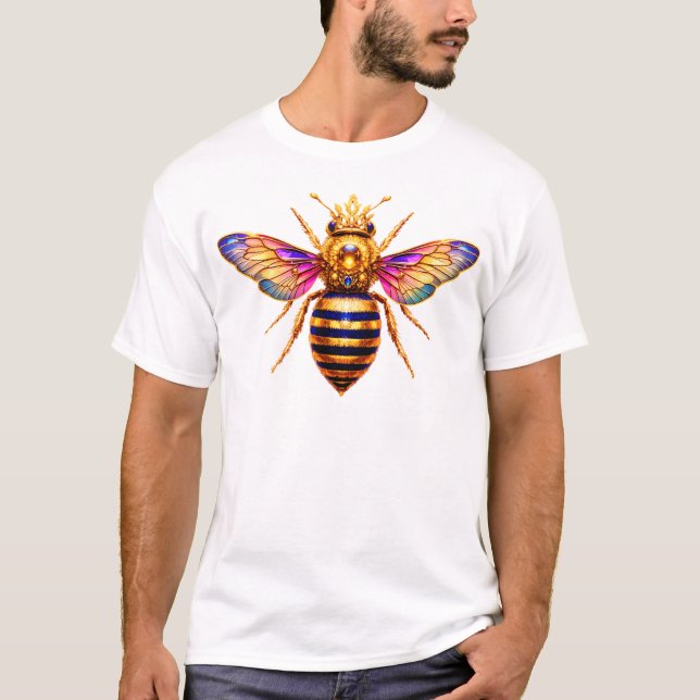 Queen Bee With Crown T-Shirt (Front)