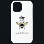 Queen Bee With Her Crown Artistic Illustration Cas iPhone 12 Pro Max Case<br><div class="desc">An iphone tough x extreme case queen bee and crown whimsical phone case. Bees are a symbol of community, brightness and personal power. Follow the bee to discover your new destination. The ancient Druids saw the bee as symbolising the sun, the Goddess, celebration, and community. At festivals, mead was usually...</div>