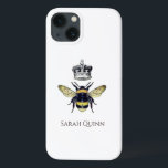 Queen Bee With Her Crown Artistic Illustration Cas iPhone 13 Case<br><div class="desc">An iphone tough x extreme case queen bee and crown whimsical phone case. Bees are a symbol of community, brightness and personal power. Follow the bee to discover your new destination. The ancient Druids saw the bee as symbolising the sun, the Goddess, celebration, and community. At festivals, mead was usually...</div>