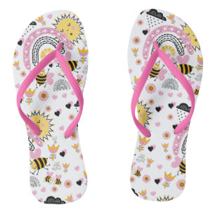 Queen BEES Cute BFF, Baby Girl, Girly Gifts Pink Thongs