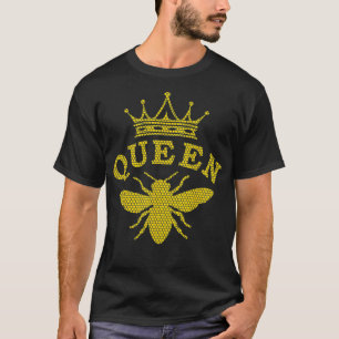 Queen Bees Lover Funny Beekeeping Honey Gift Novel T-Shirt