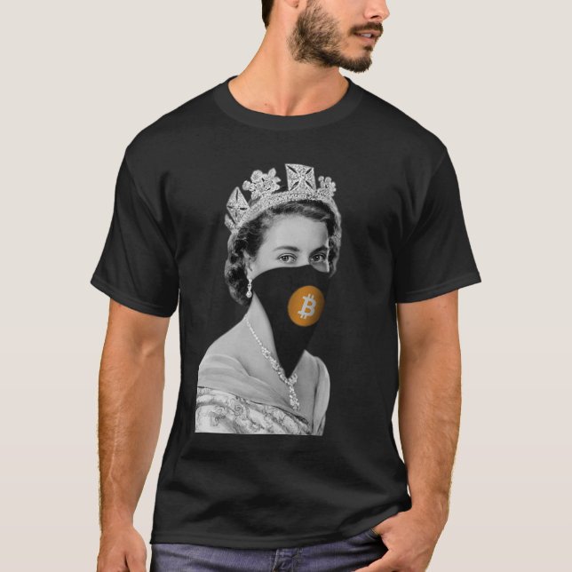 Queen Bitcoin Bandit T-Shirt (Front)
