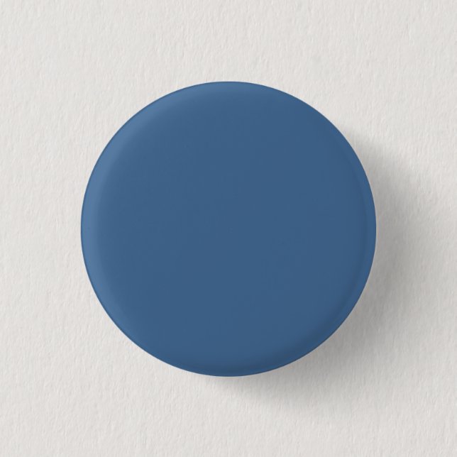 Queen Blue Solid Colour 3 Cm Round Badge (Front)