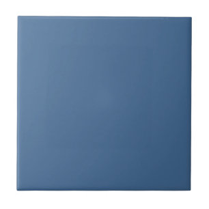 Queen Blue Solid Colour Ceramic Tile