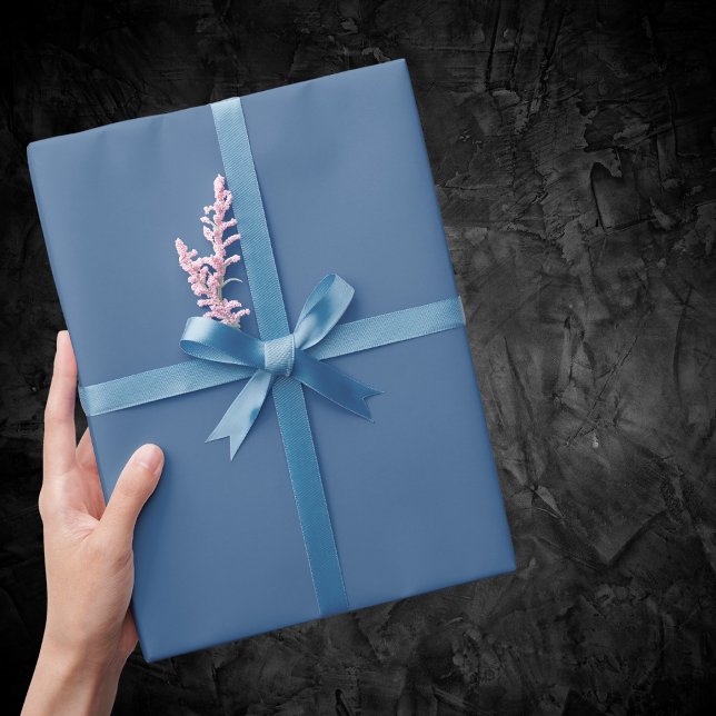 Queen Blue Solid Colour Wrapping Paper (Creator Uploaded)