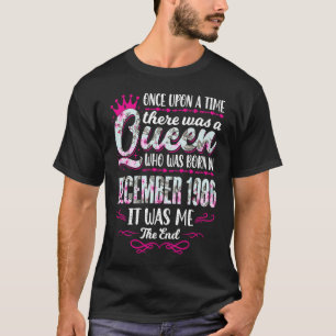 Queen Born in December 1986 Cute Women 35th Birth T-Shirt