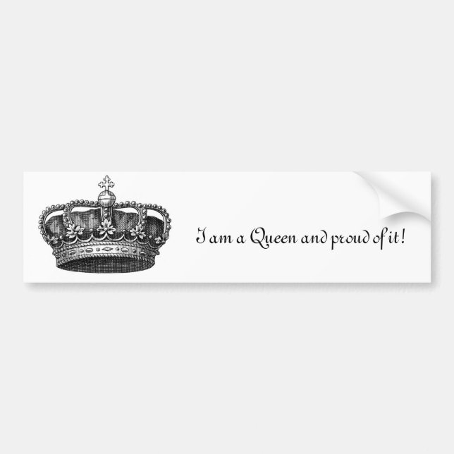 Queen Bumper Sticker (Front)