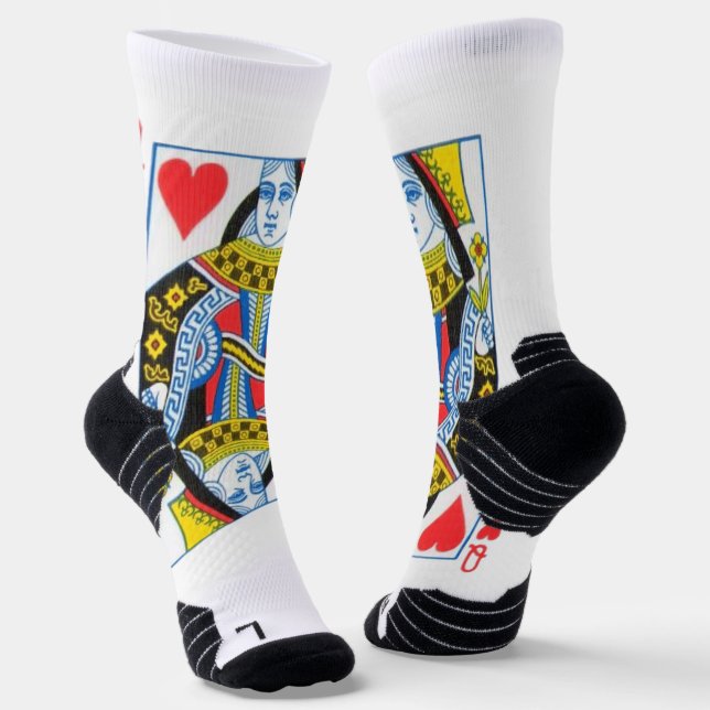 QUEEN CARD SOCKS (Angled)