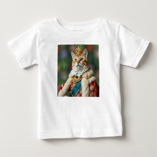Queen cat  baby T-Shirt (Front)